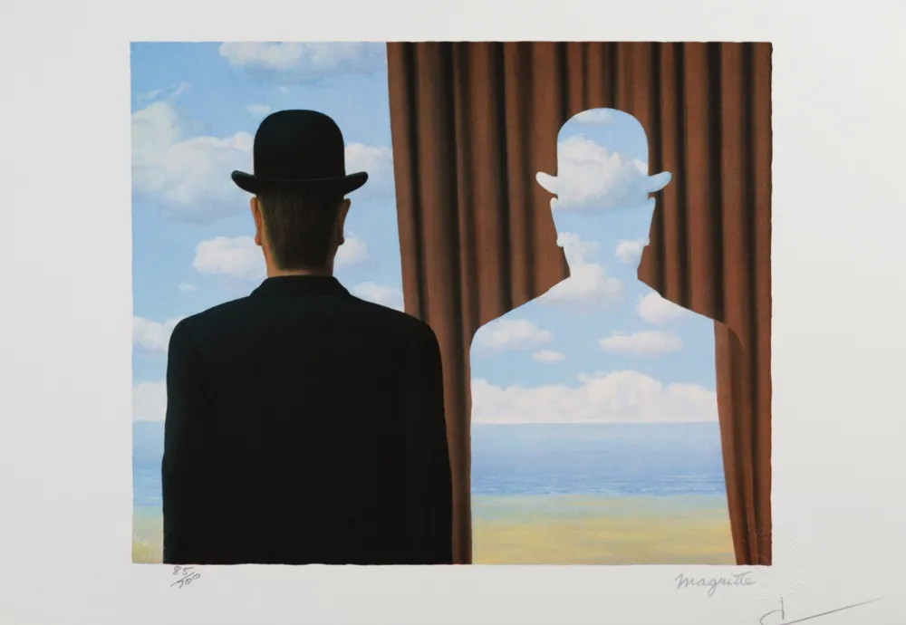リトグラフ Magritte - Décalcomanie (Decalcomania)