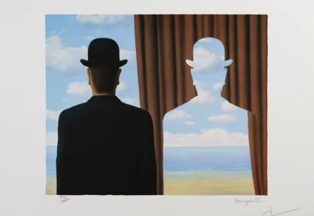 リトグラフ Magritte - Décalcomanie (Decalcomania)