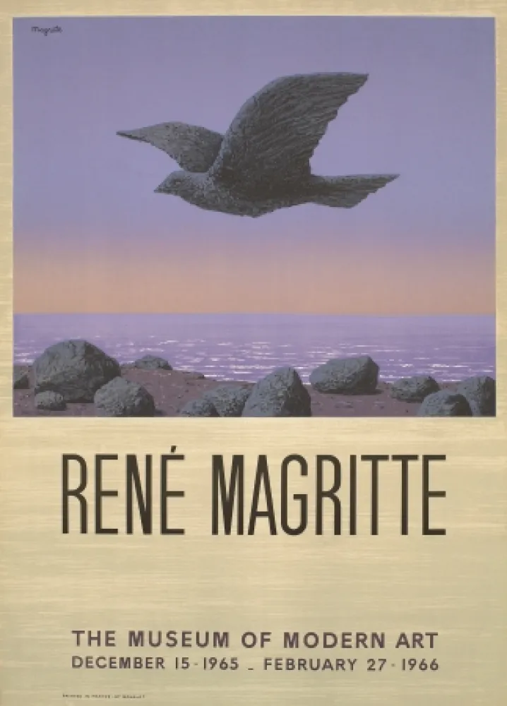 リトグラフ Magritte - Exposition au MOMA