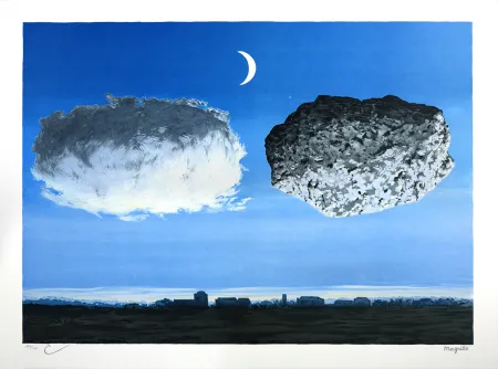 リトグラフ Magritte - La Bataille de l'Argonne (The Battle of the Argonne)
