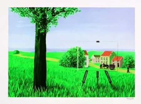 リトグラフ Magritte - La Belle Captive, 1931