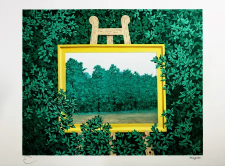 リトグラフ Magritte - La Cascade (The Waterfall)