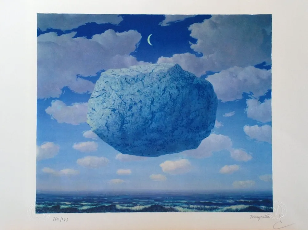 リトグラフ Magritte - La Flèche de Zénon