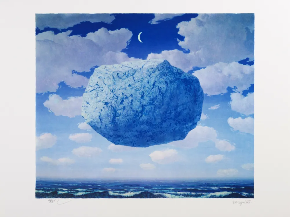 リトグラフ Magritte - La Flèche de Zénon (Zeno’s Arrow)