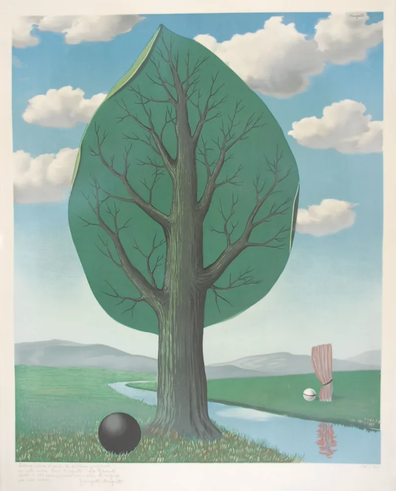 リトグラフ Magritte - La Géante