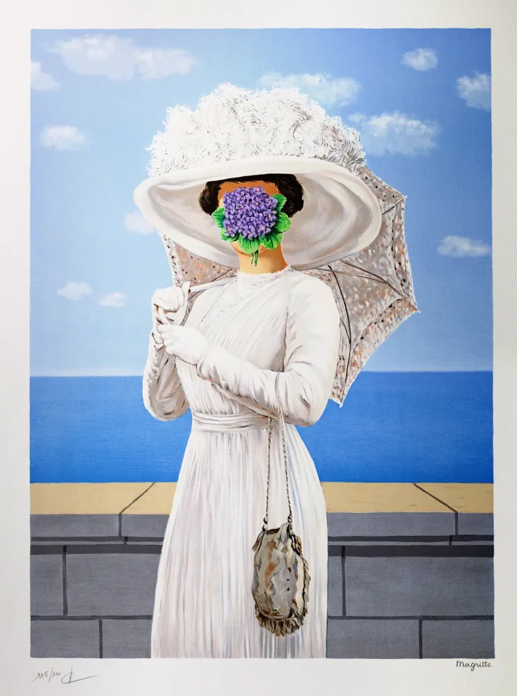 リトグラフ Magritte - La Grande Guerre