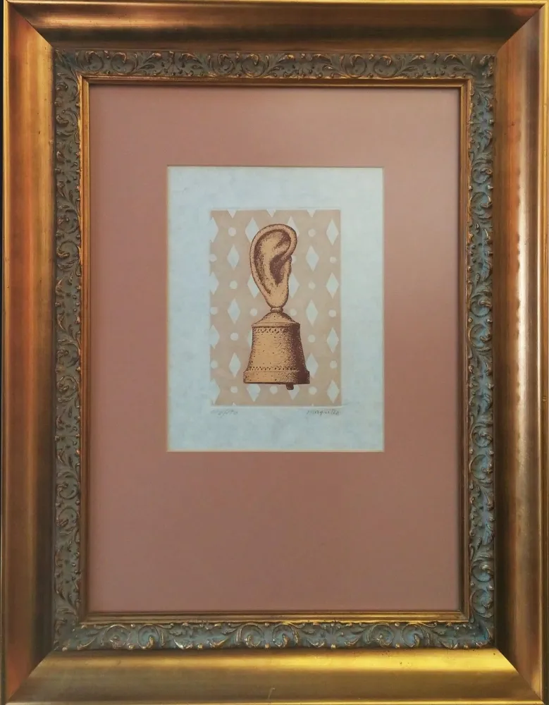 彫版 Magritte - LA LECON DE MUSIQUE