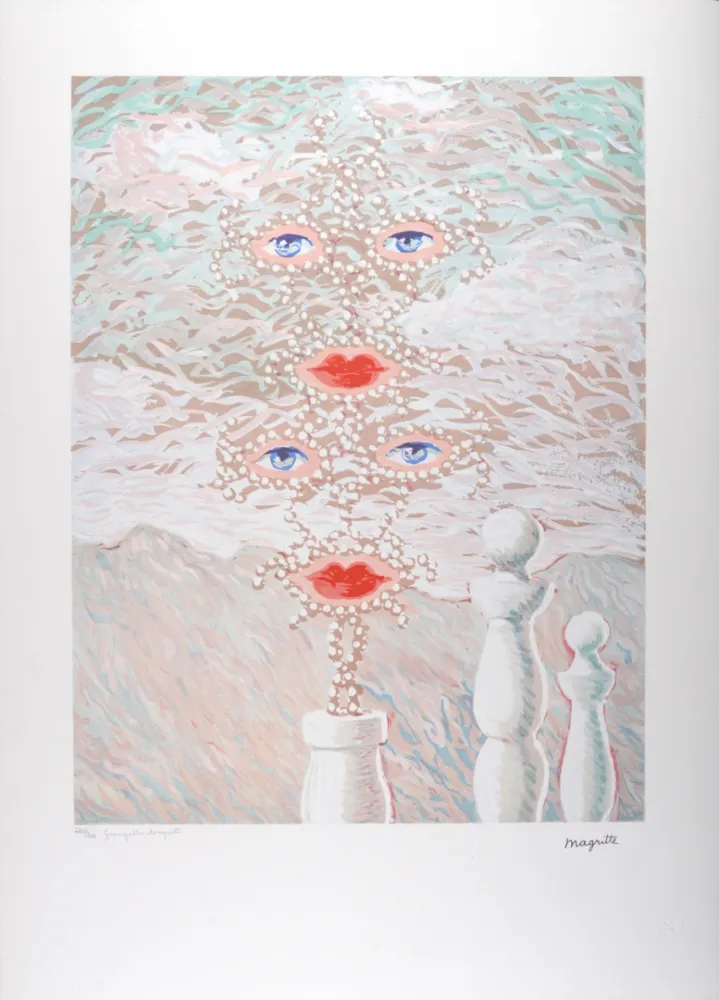 リトグラフ Magritte - La Philosophie et la Peinture : Shéhérazade, C. 1979