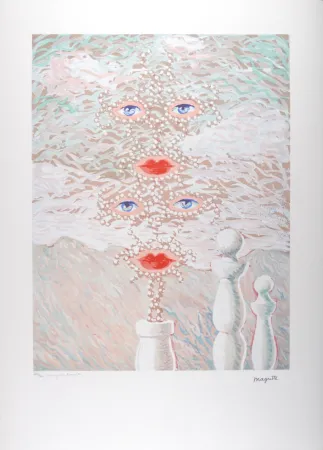 リトグラフ Magritte - La Philosophie et la Peinture : Shéhérazade, C. 1979