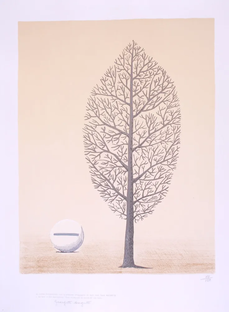 リトグラフ Magritte - La Recherche de l'Absolu - The research of absolute