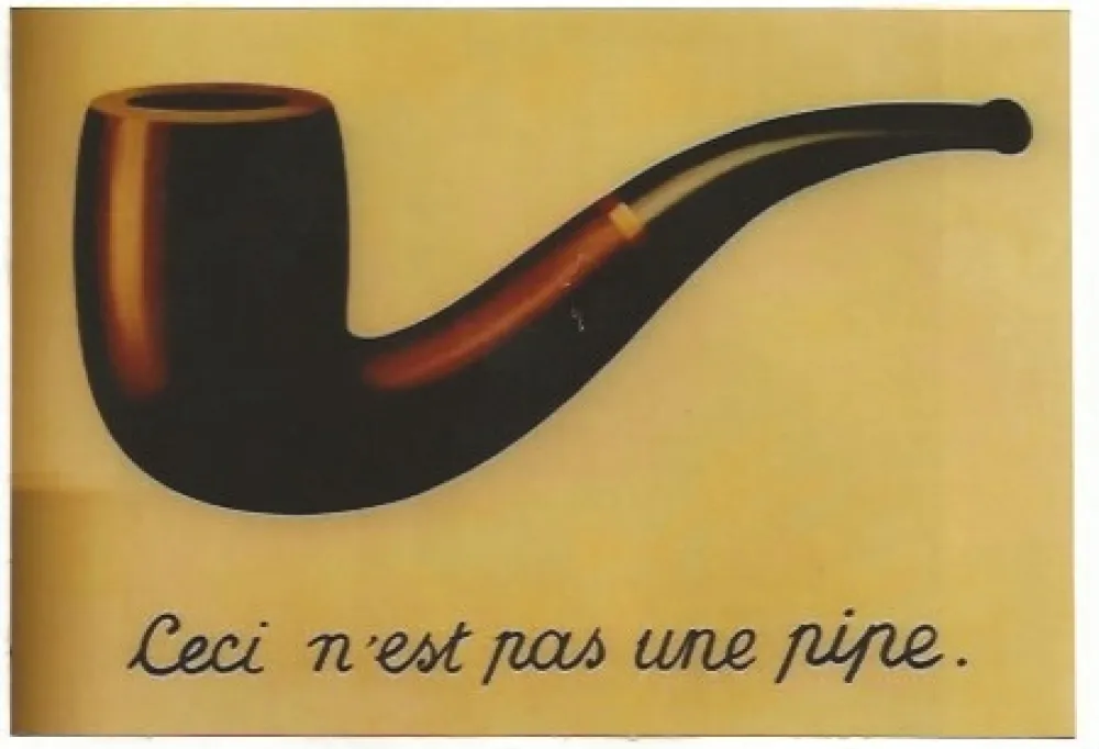 リトグラフ Magritte - La trahison des images (Ceci n'est pas une pipe)