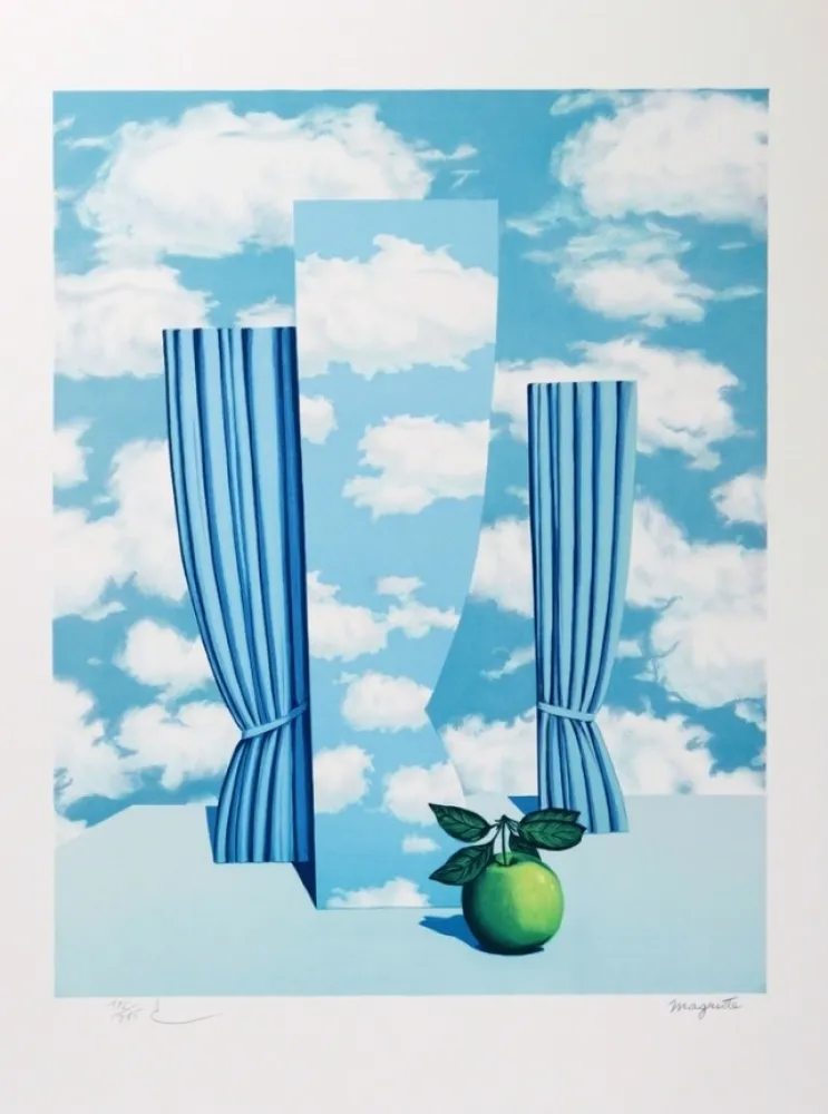 リトグラフ Magritte - Le Beau Monde