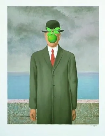 リトグラフ Magritte - Le fils de l'homme, 1964