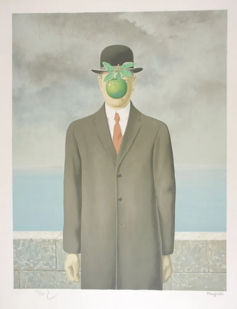 リトグラフ Magritte - Le Fils de l’Homme - The Son of Man