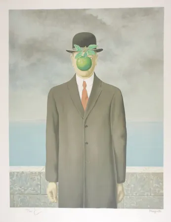 リトグラフ Magritte - Le Fils de l’Homme - The Son of Man