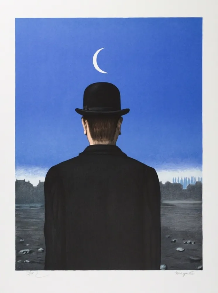 リトグラフ Magritte - Le Maître d'École
