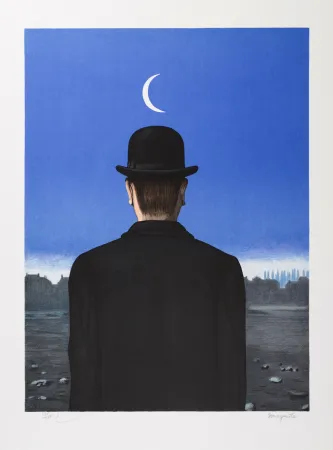 リトグラフ Magritte - Le Maître d’École (The School Master)