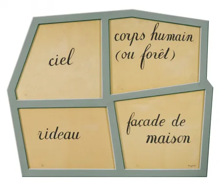 リトグラフ Magritte - Le Masque Vide