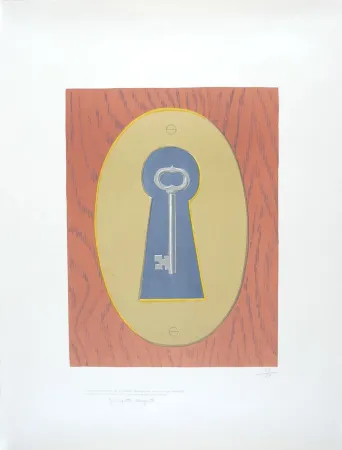 リトグラフ Magritte - Le Sourire du Diable - The Devil' Smile