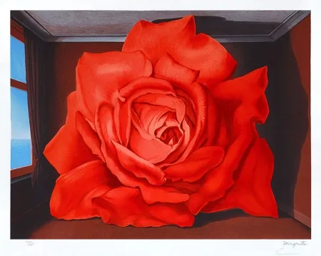 リトグラフ Magritte - Le tombeau des lutteurs