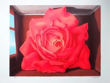 リトグラフ Magritte - Le Tombeau des Lutteurs (the tomb of the wrestlers)