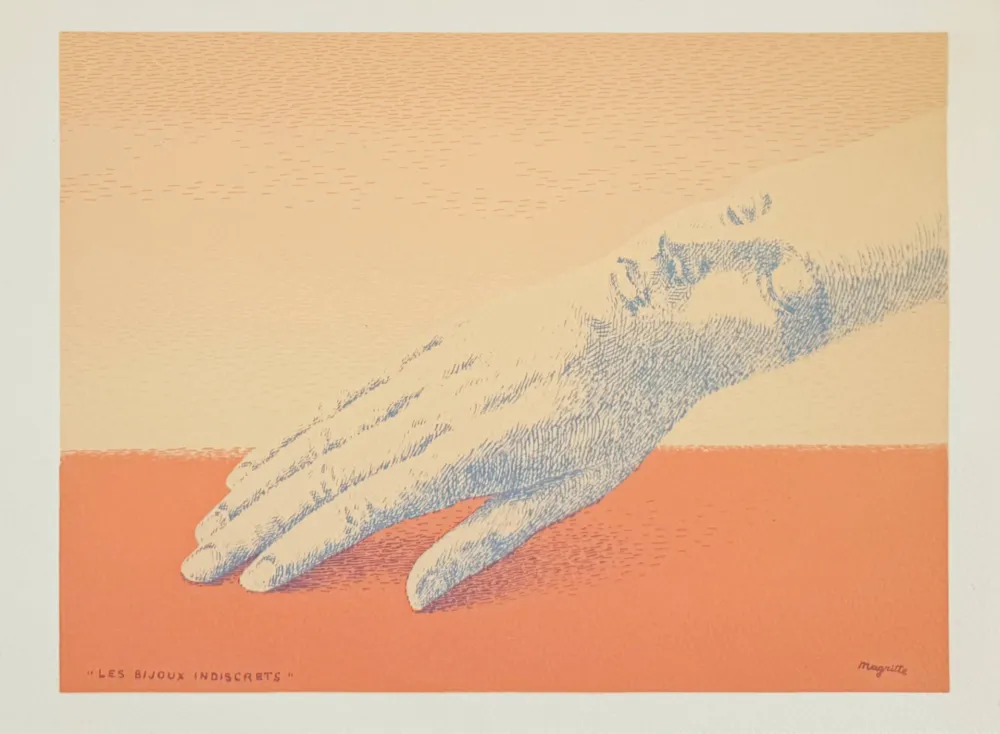 リトグラフ Magritte - Les bijoux indiscrets