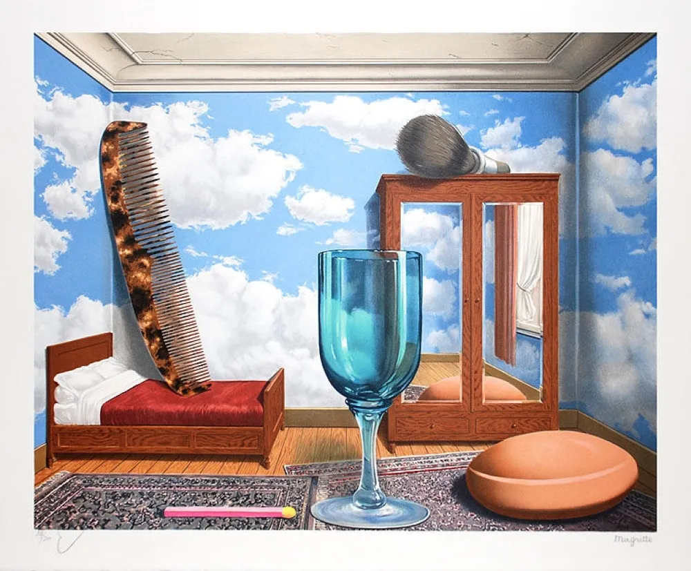 リトグラフ Magritte - Les Valeurs Personnelles