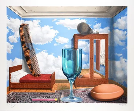 リトグラフ Magritte - Les Valeurs Personnelles