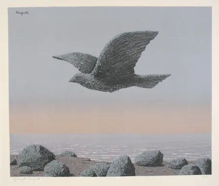 リトグラフ Magritte - L'Idole - Rock Bird