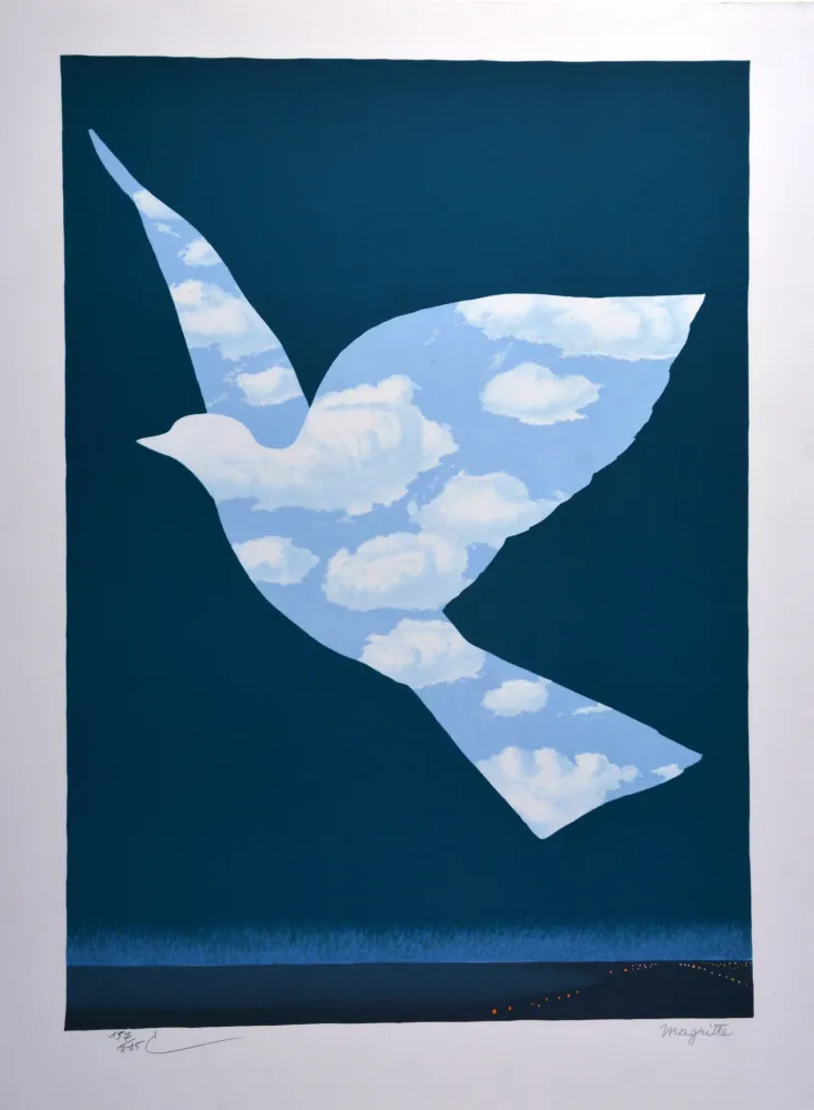 リトグラフ Magritte - L'Oiseau de ciel 