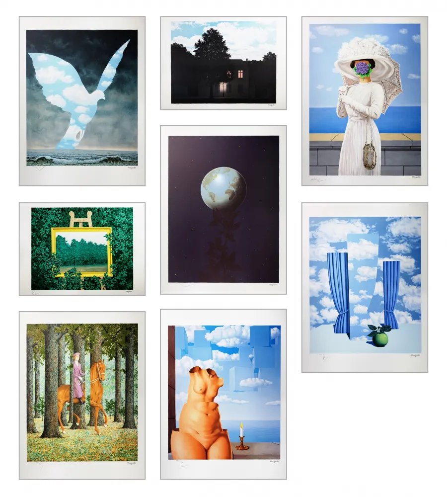リトグラフ Magritte - Magritte Lithographies I
