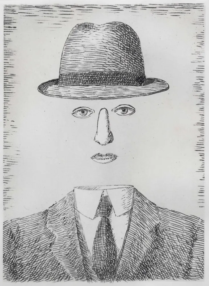 エッチング Magritte - Paysage de Baucis