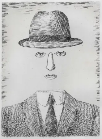 エッチング Magritte - Paysage de Baucis