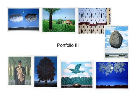 リトグラフ Magritte - Portfolio III, Suite de 8 lithographies 