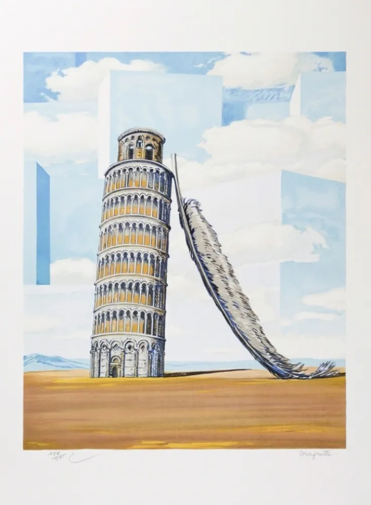 リトグラフ Magritte - Souvenir de Voyage