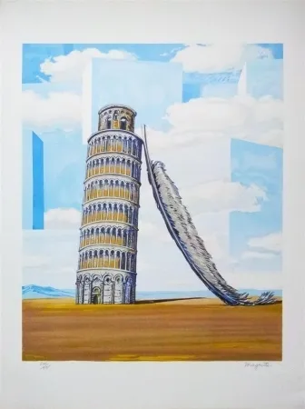 リトグラフ Magritte - Souvenir de voyage (Memory of a journey)