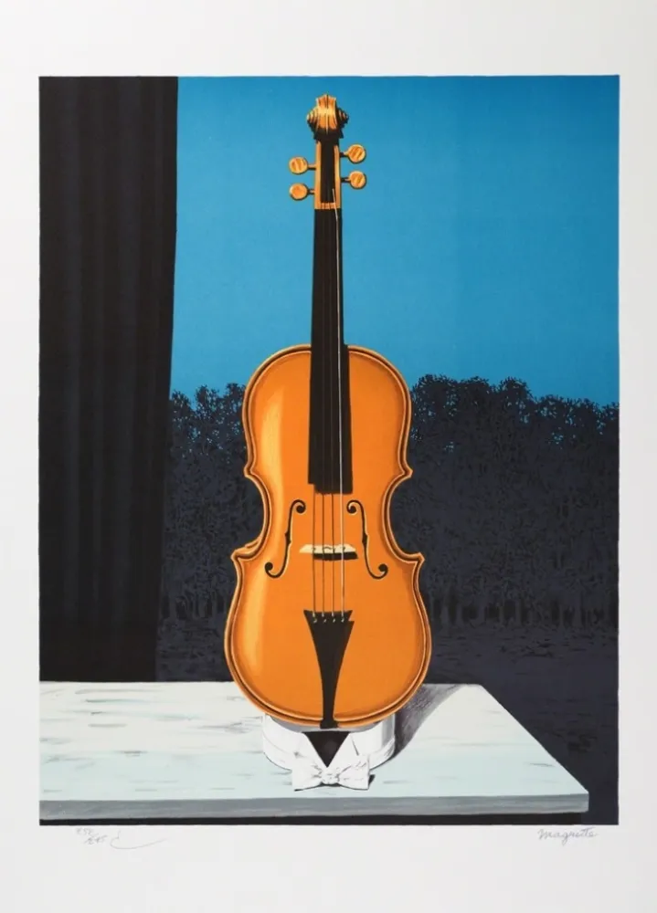 リトグラフ Magritte - Un peu de l'âme des bandits