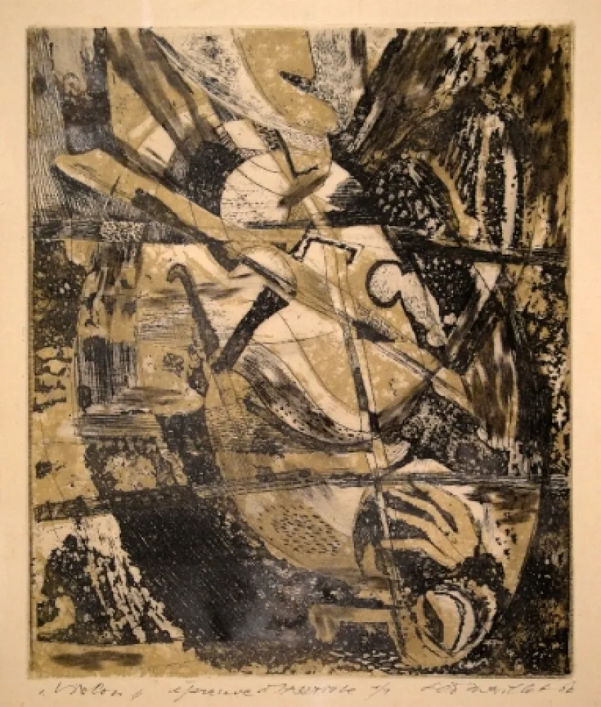 エッチング Maillet - Violon