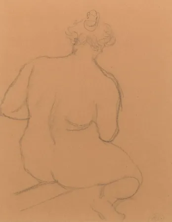 技術的なありません Maillol - Femme nue de dos, accroupie