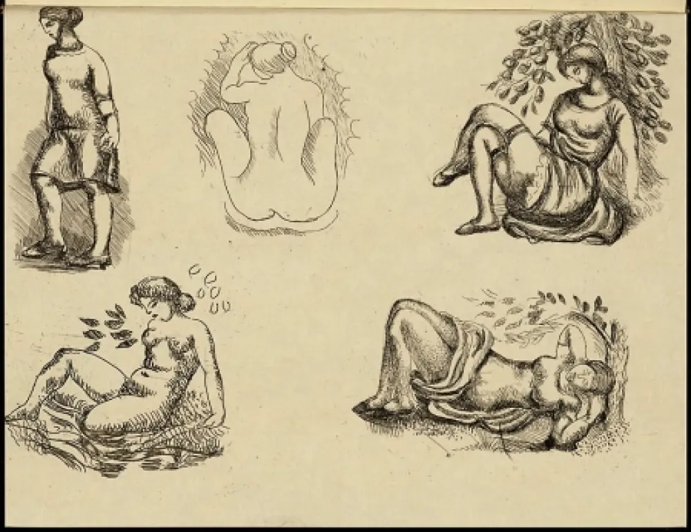 挿絵入り本 Maillol - Livret de folastries