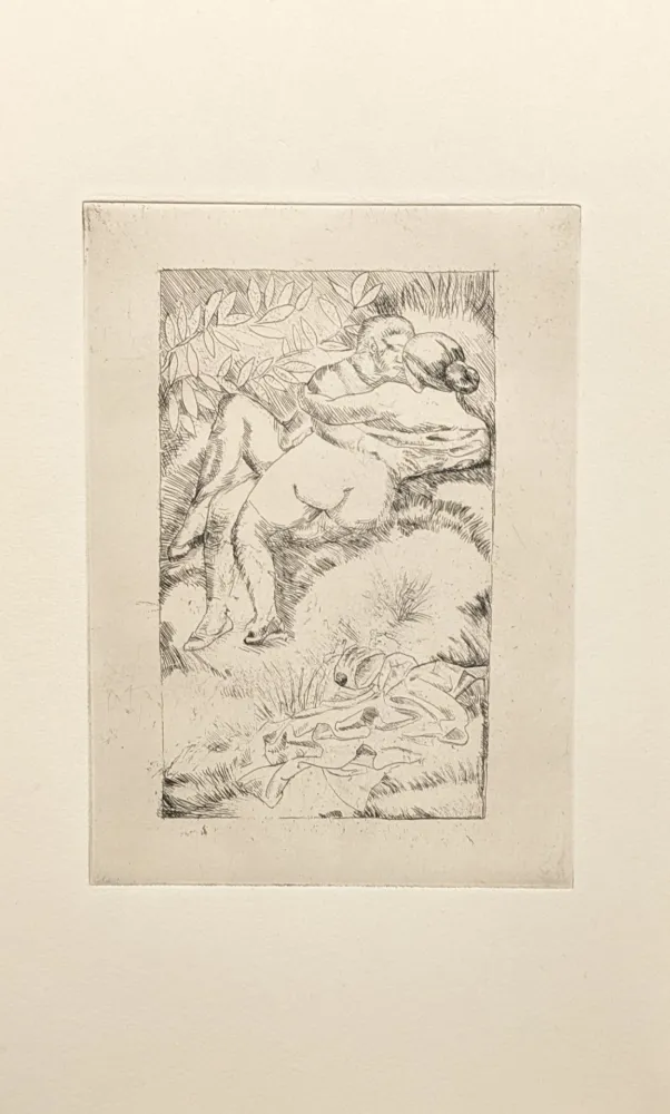 彫版 Maillol - Untitled, from Livret de Folastries