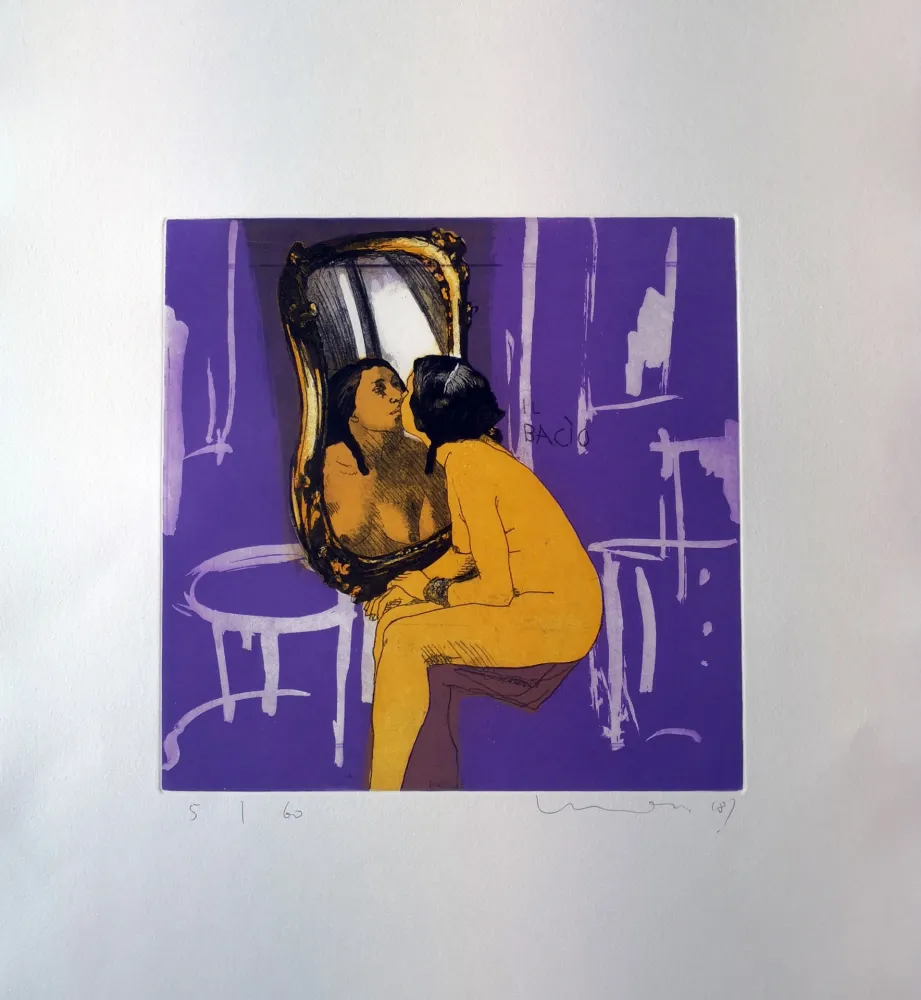 エッチングと　アクチアント Mair - Il bacio