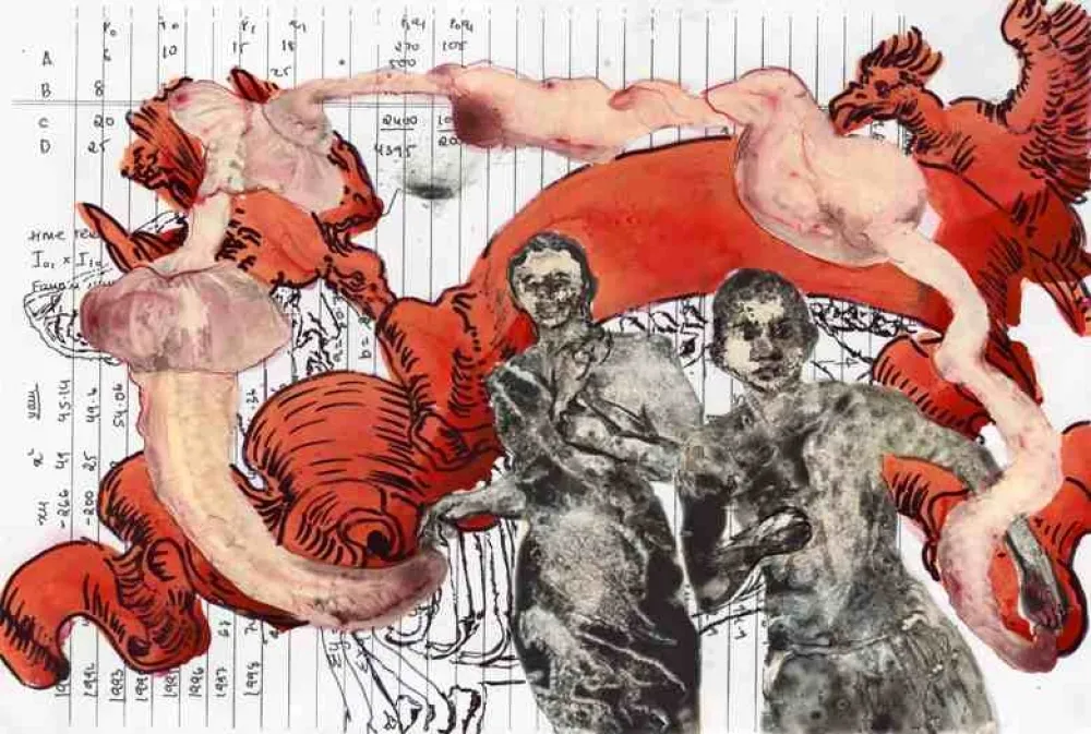 デジタル版画 Malani - Childhood fears