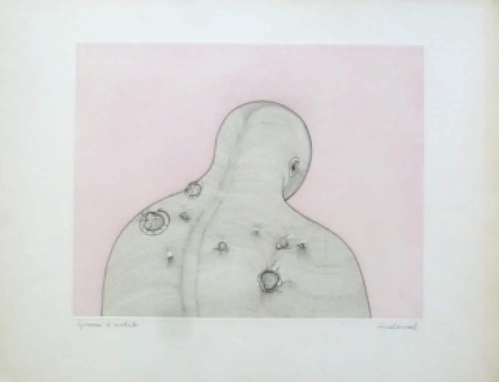 彫版 Malaval - Homme de dos