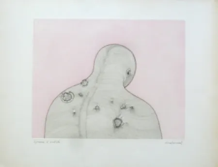 彫版 Malaval - Homme de dos