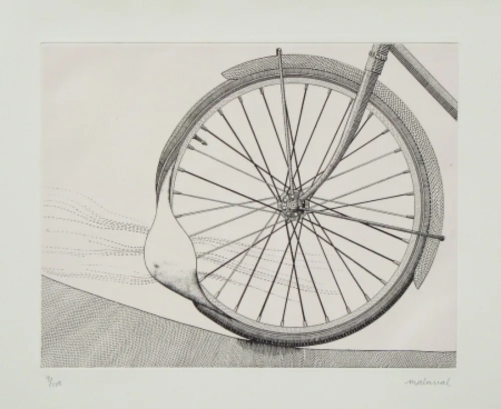 エッチング Malaval - La roue
