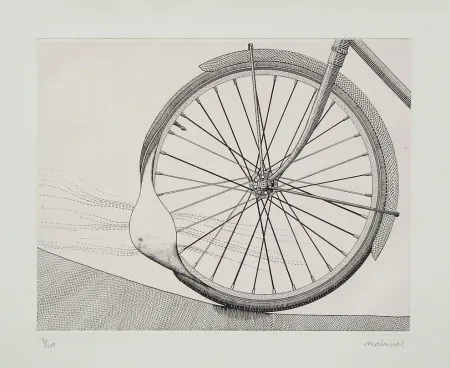 エッチング Malaval - La roue