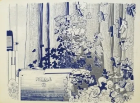 シルクスクリーン Malaval - Samuel Fuller independant Film Maker