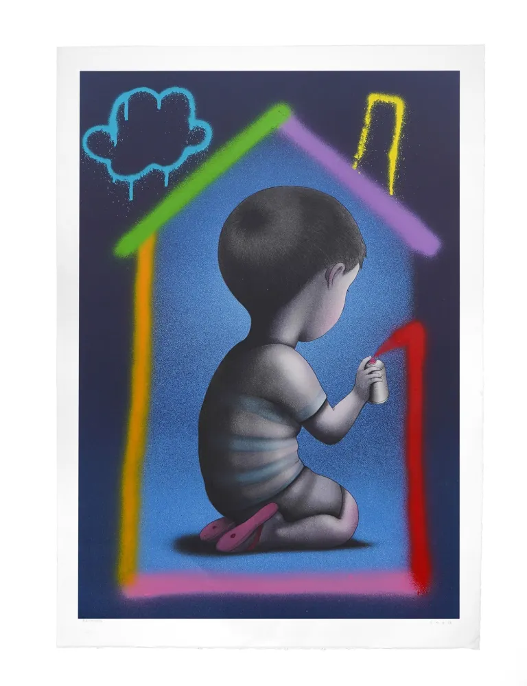 リトグラフ Malland - Seth - Dans ma maison