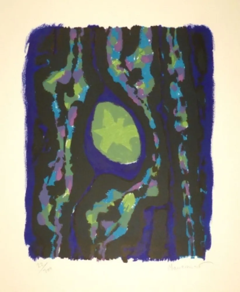 リトグラフ Manessier - Advent